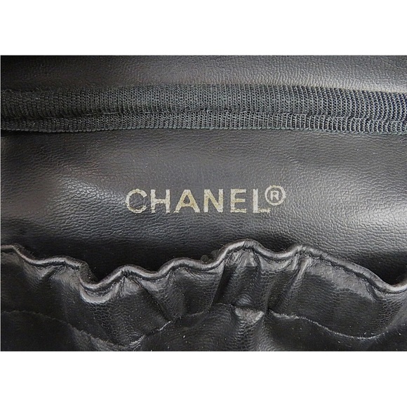 CHANEL Quilted Black Toiletry Bag - Picture 13 of 16